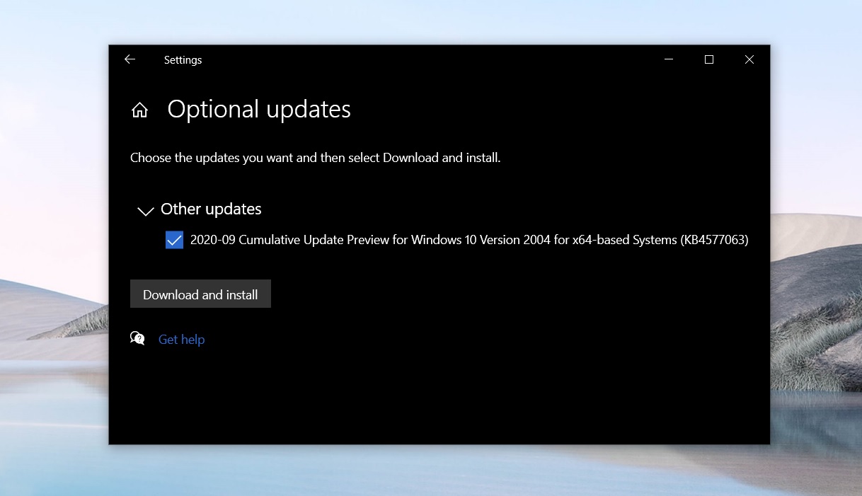 Windows 10 KB4577063 (Build 19041.546) released with major fixes KB4577063.jpg