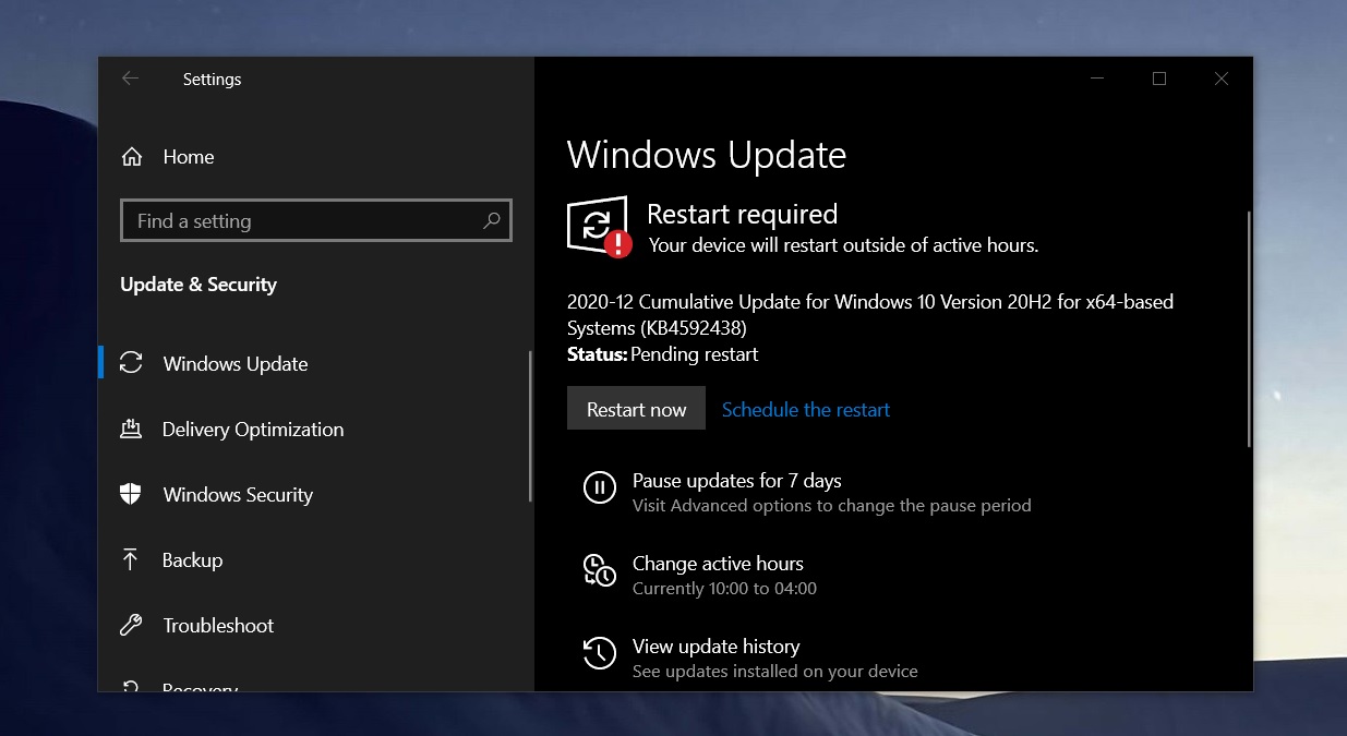 Windows 10 Build 19042.685 is now available, download offline installers KB4592438-update.jpg