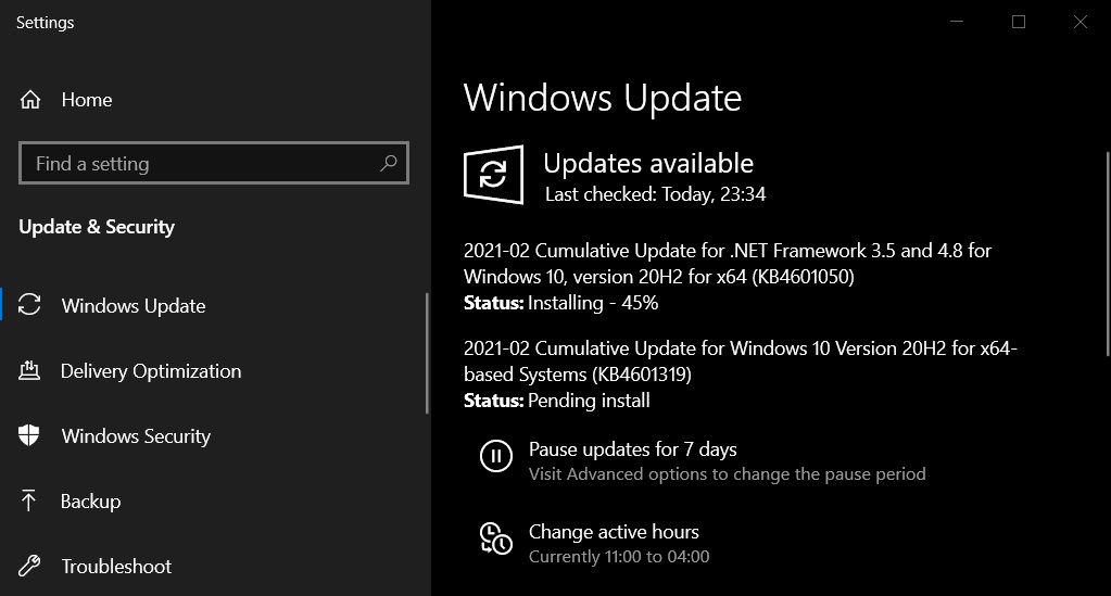 Windows 10 Build 19042.804 is now available, download offline installers KB4601319-cumulative-update.jpg