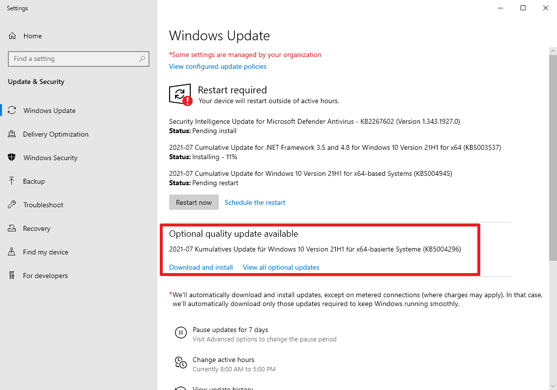 KB5004296 is an optional update for Windows 10 with lots of fixes KB5004296-optional-update-windows-10.png