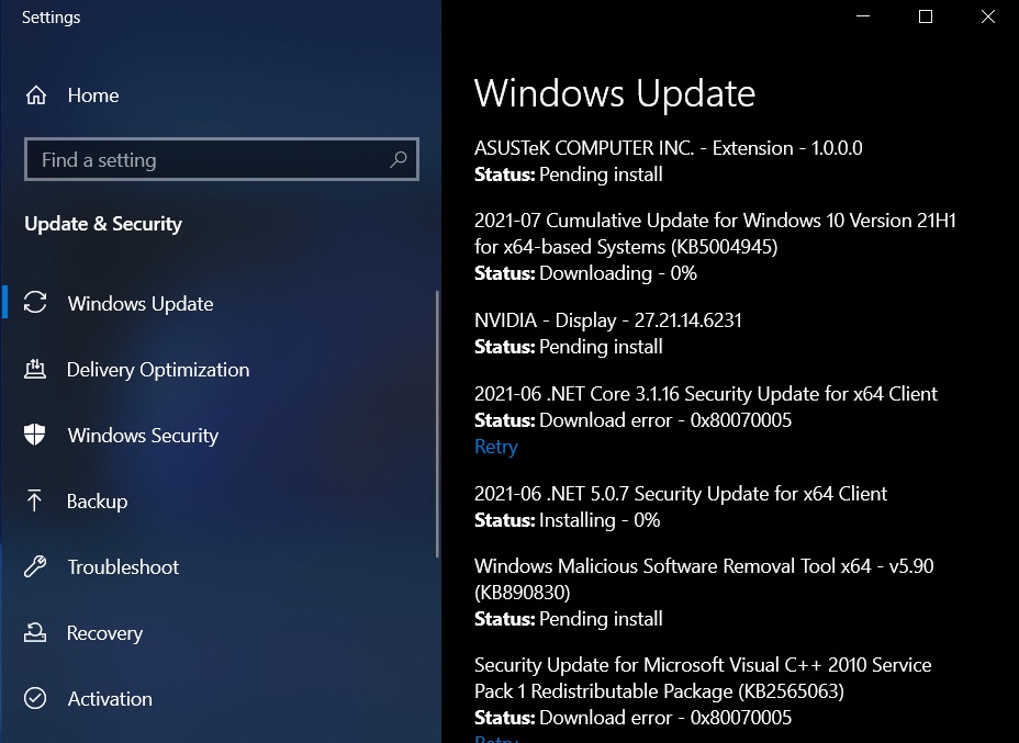 Windows 10 KB5004945 emergency update released to fix PrintNightmare KB5004945-update.jpg