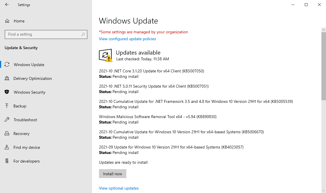 KB5006670 for Windows 10 is having quite a few issues, some unconfirmed kb5006670-printing-issues.png
