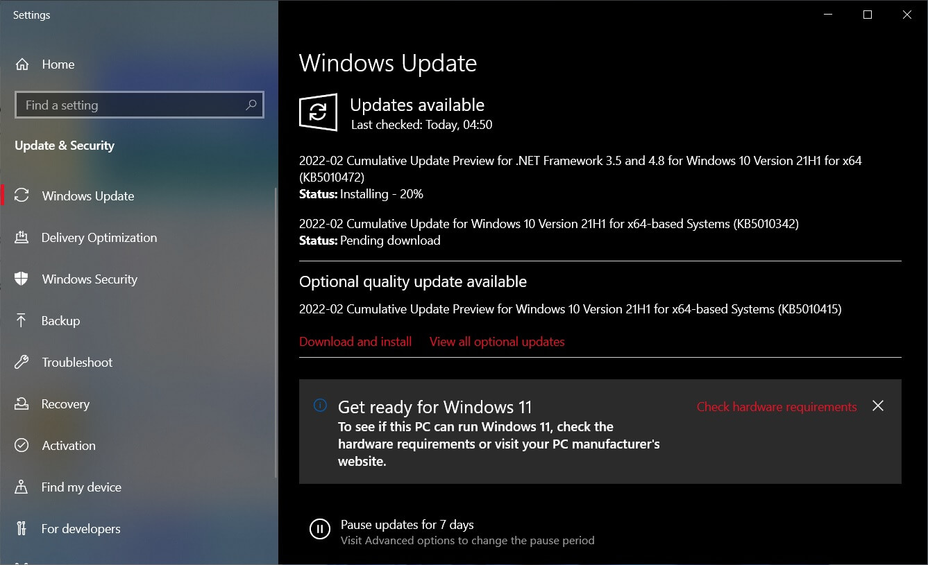 Windows 10 KB5010415 update brings several improvements KB5010415-Windows-Update.jpg