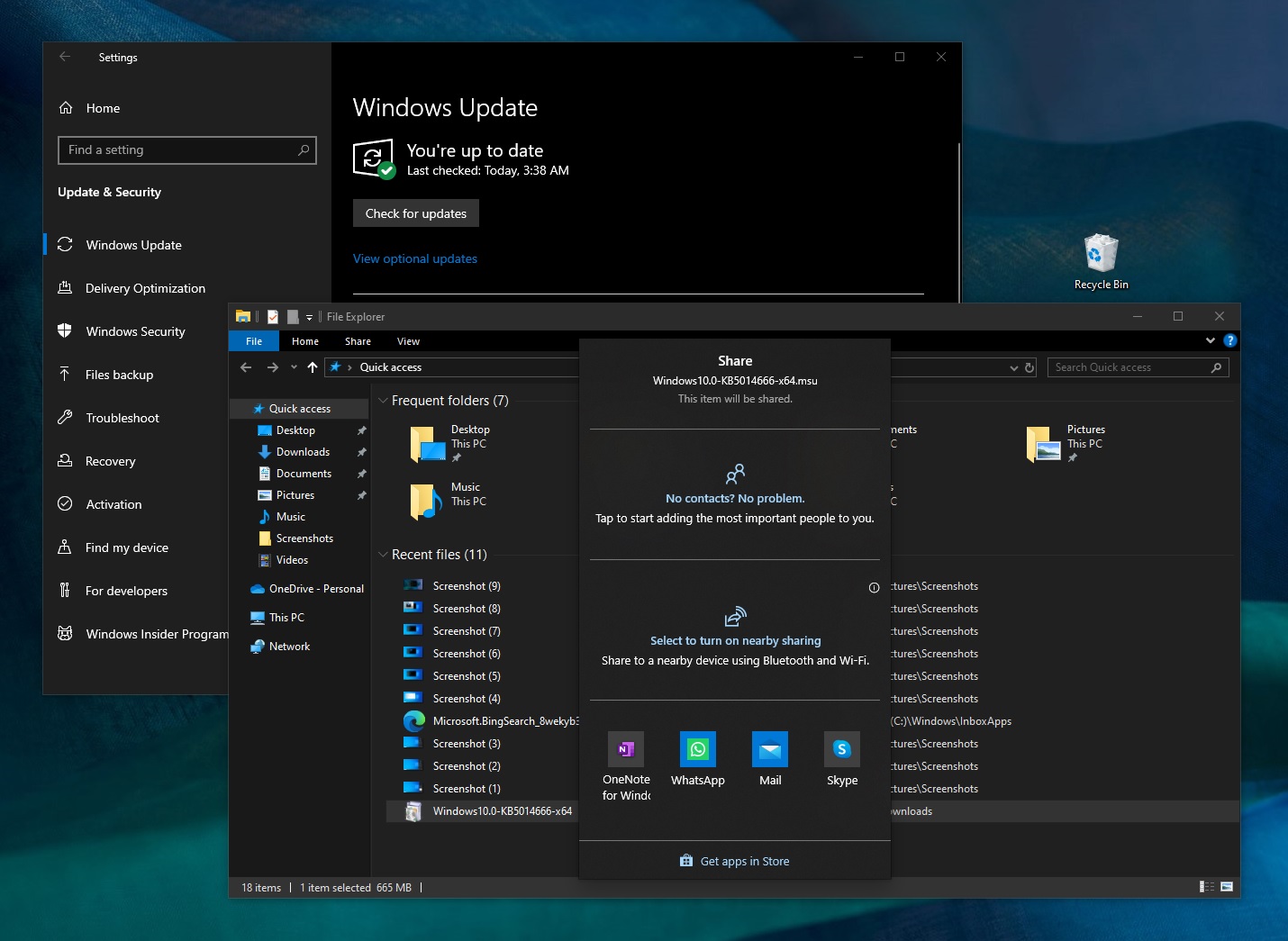 Windows 10 KB5034843 out with new features (direct download links) KB5034843-adds-WhatsApp-to-share-menu.jpg
