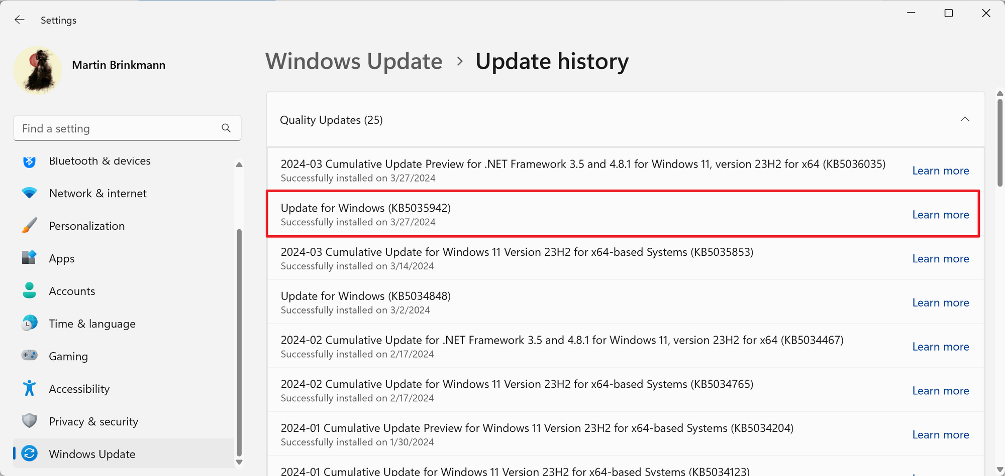 Windows 11's Moment Update 5 is finally here: how to download kb5035942.png