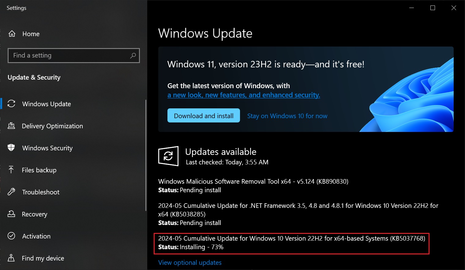 Windows 10 KB5037768 out with reliable Search (direct download .msu) KB5037768-Windows-update.jpg
