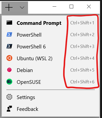 Windows Terminal app now available in Microsoft Store for Windows 10 keybinding-menu.png
