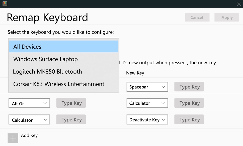 Microsoft is working on keyboard manager for Windows 10 Keyboard-Manager.jpg