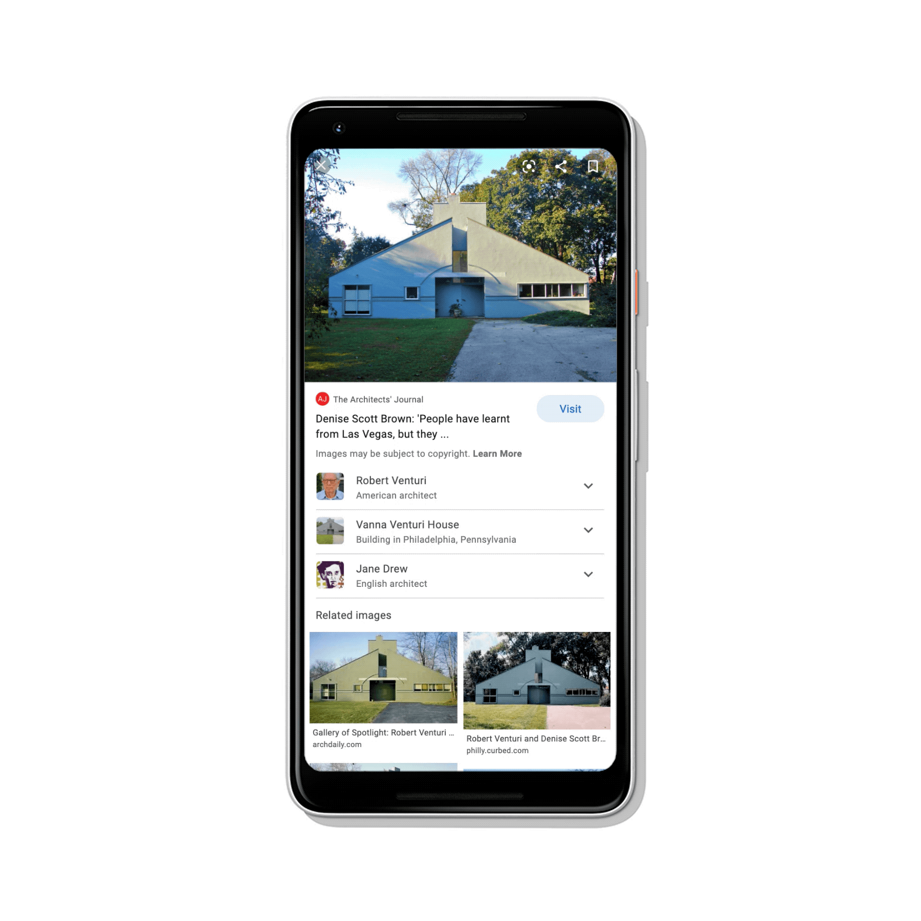 Google Images search results add Knowledge Graph quick facts on mobile kiv_blog_denisescottbrown.gif