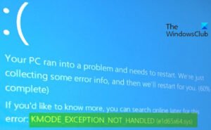 Fix KMODE EXCEPTION NOT HANDLED (e1d65x64.sys) BSOD error on Windows 10 KMODE-EXCEPTION-NOT-HANDLED-e1d65x64.sys-Blue-Screen-error-300x185.jpg