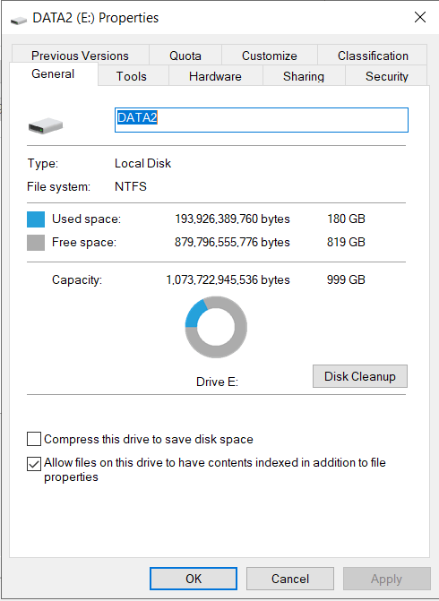 While copying, showing insufficient space, but the drive has more than double free. KoR%2bOB9KrYLMBaWYx95kdaLbQRsxogXQfdCq4aJs97vdKgdvLoN9ITaTKZILTXyPmZPzAnmsvsc%2b%2fOSmsBPh48o%3d.png