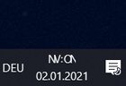 My Taskbar clock looks like this everytime i reboot. I can fix it temporarily by restarting... ks7QGb1QIl7CcMYxjoKd2ABZwmW7e3CSTuuyK4TiZpY.jpg