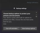 Disable new 'Choose backup options..' notification with GPO KvMk1Be_9j9tj23XxaaopQiEThvOl7usepGtYxhG-Ds.jpg