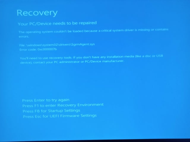 Windows can't boot up so I tried to reset it but I can't. Can somebody help me with this? kxov380lsy391.jpg