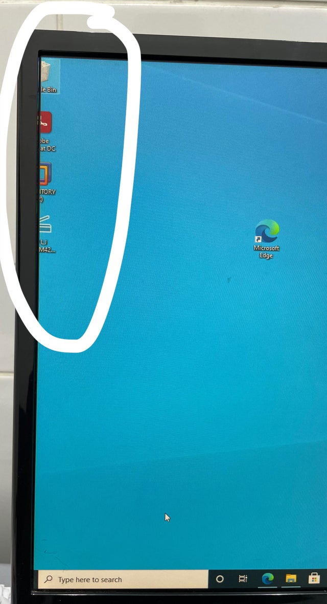 Screen is partially seen and my boss is telling me to fix it or buy a new pc. what to do ? l92dc5b36vz81.jpg