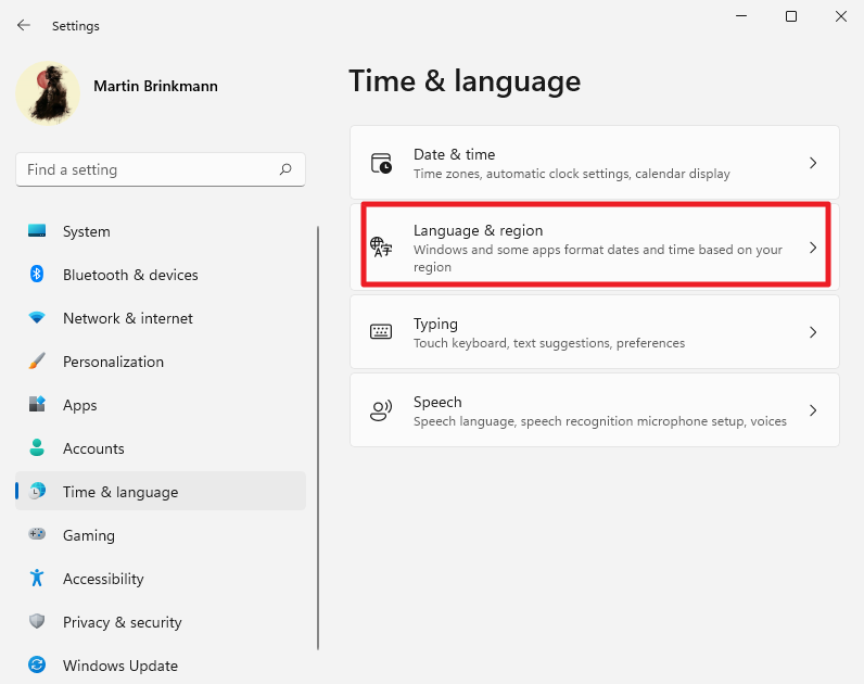 How to change the Windows 11 display language language-and-region.png
