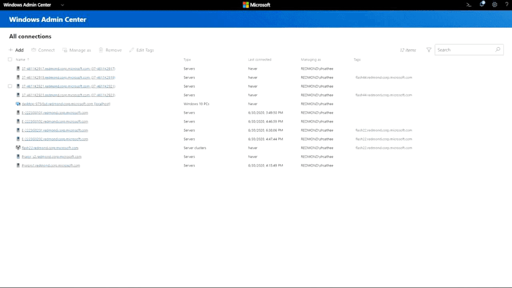 Windows Admin Center version 2007 now generally available large?v=1.gif