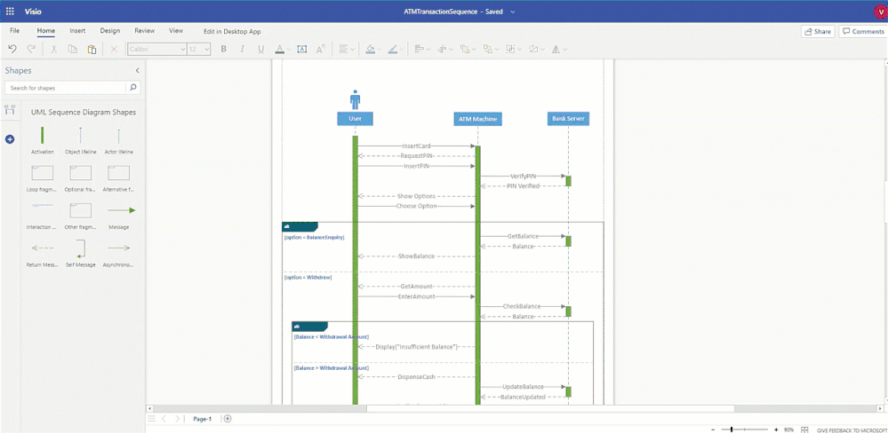Diagramming is much easier now in Visio for the web large?v=1.gif