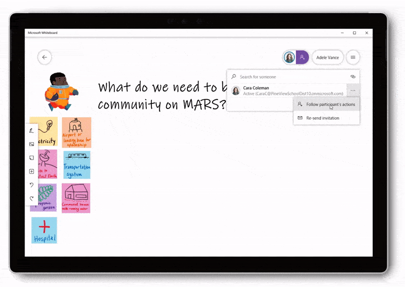Inclusion and collaboration enhancements in Microsoft Whiteboard large?v=1.gif