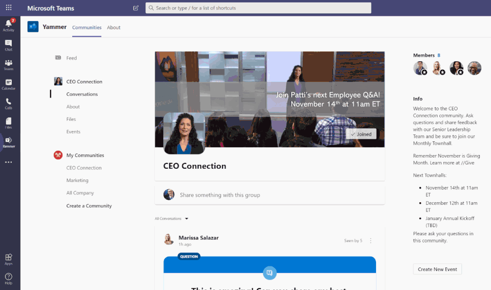 What is New in Microsoft Teams announced at Ignite 2019 large?v=1.gif