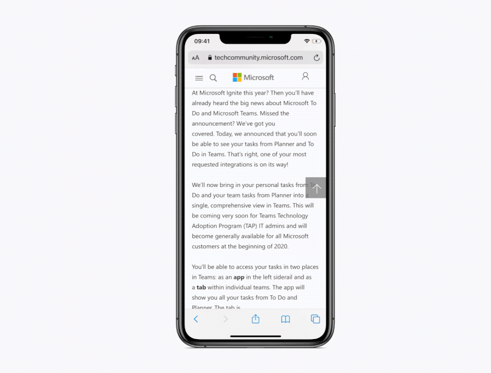 Latest Microsoft To-Do features on iOS large?v=1.gif