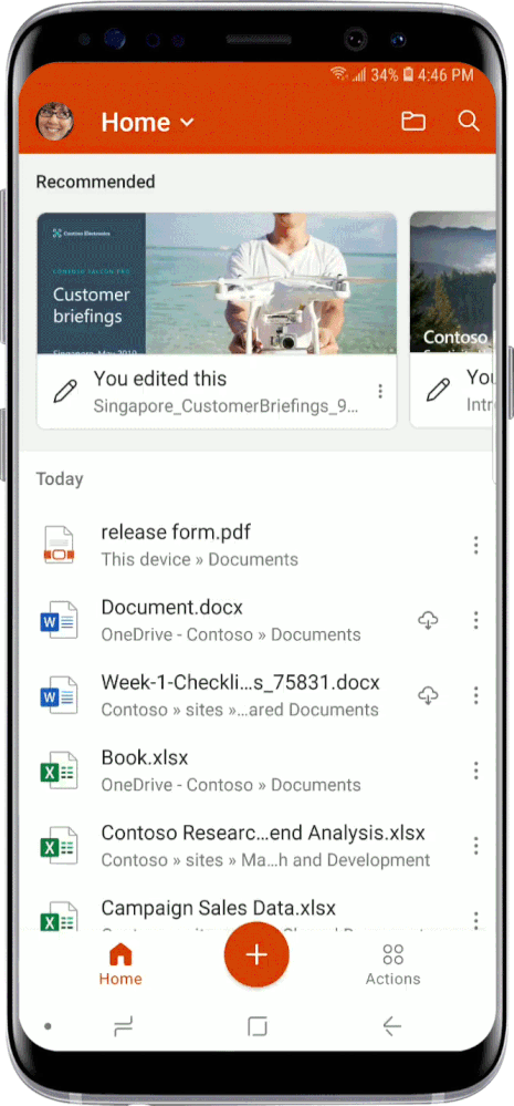 New Office mobile app now generally available for Android and iOS large?v=1.gif