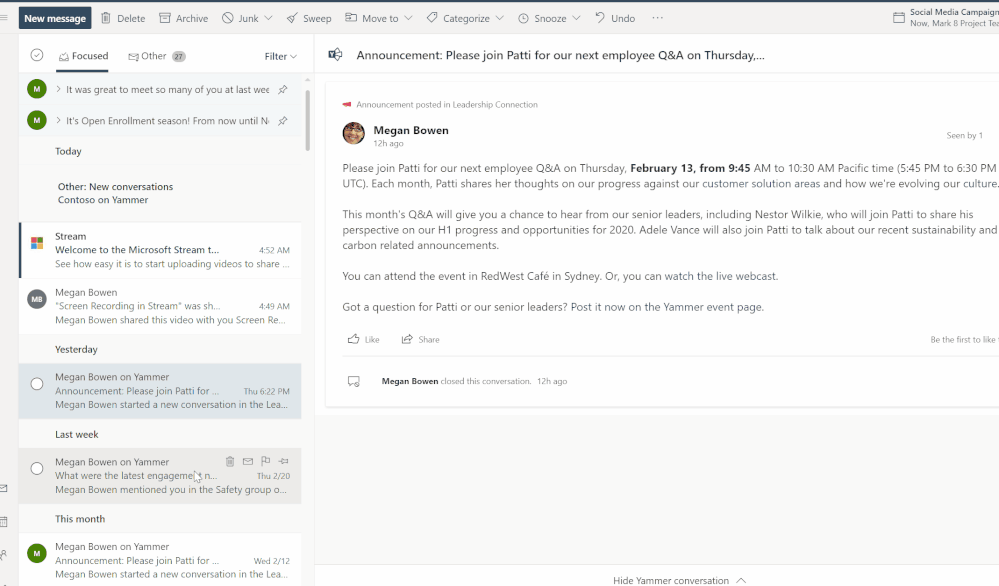 Interactive Yammer emails coming to Outlook for Windows, Mac, mobile large?v=1.gif