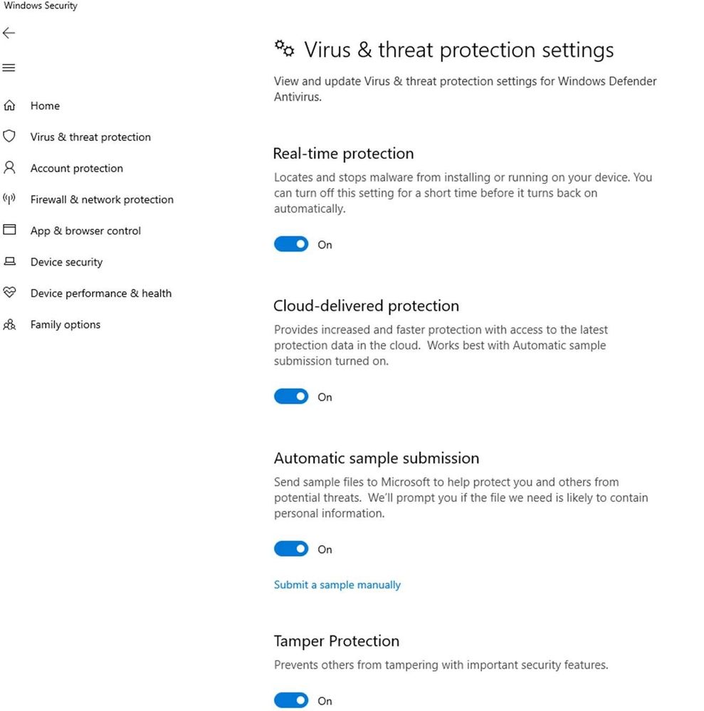 Microsoft enables Tamper Protection on Windows 10 for all Home users large?v=1.jpg