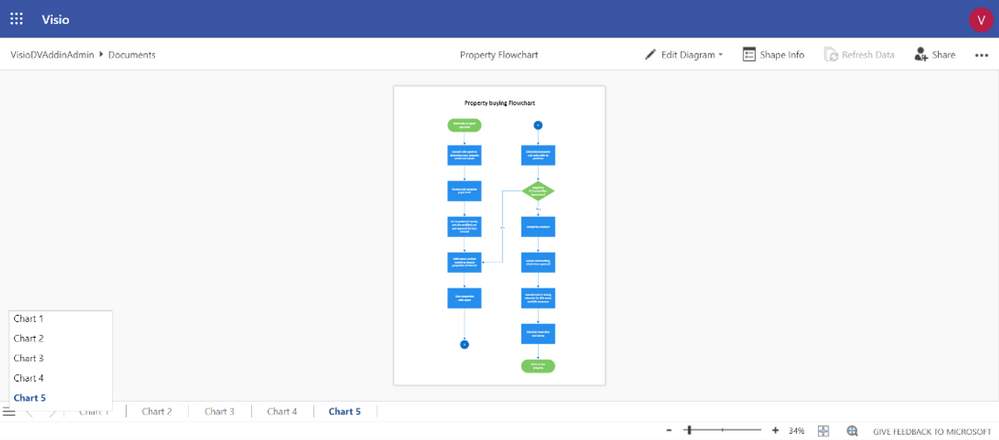 Diagramming is much easier now in Visio for the web large?v=1.png