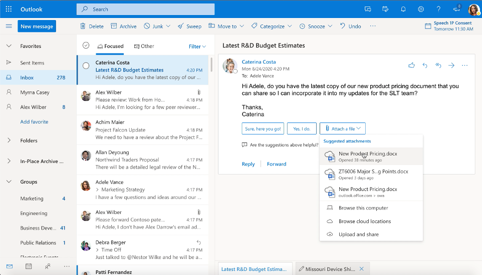 Get more done with Outlook on the web with Microsoft 365 Integrations large?v=1.png