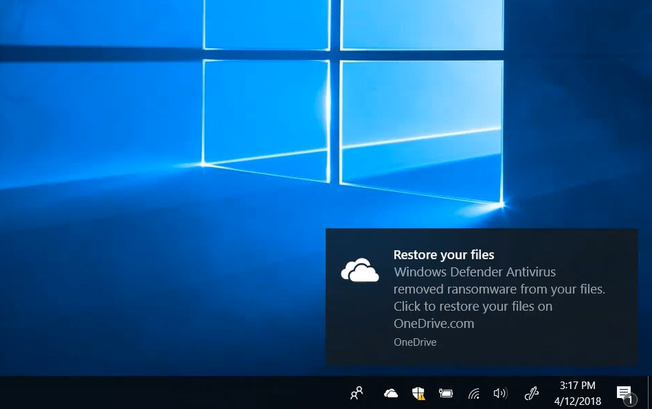 Windows Defender - "Some of your files have been affected by ransomware" - but which files? large?v=1.png