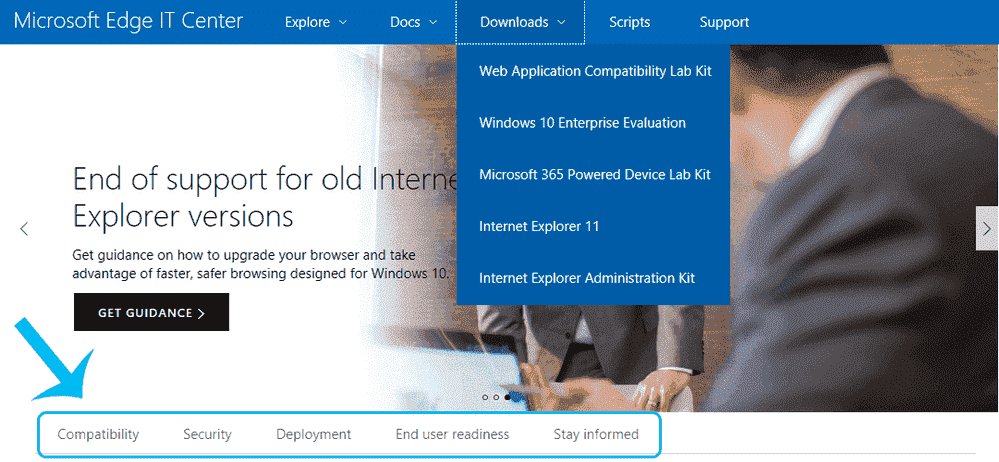 Introducing the new Microsoft Edge IT Center large?v=1.png