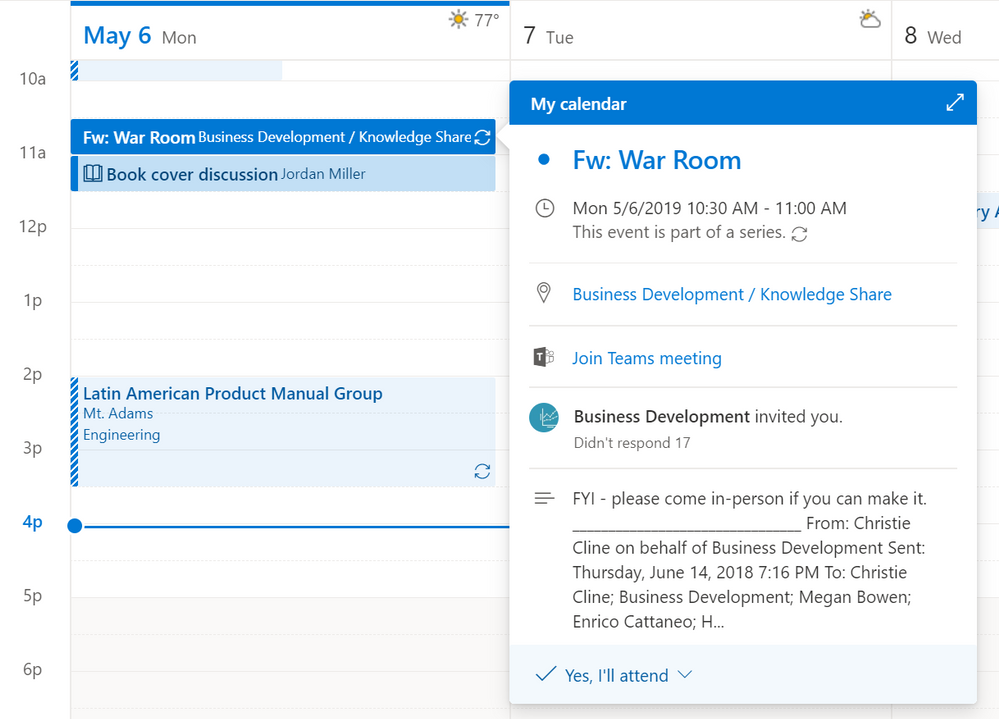 Why room finder option in Microsoft Outlook Meeting vanishes when I installed Navisworks... large?v=1.png