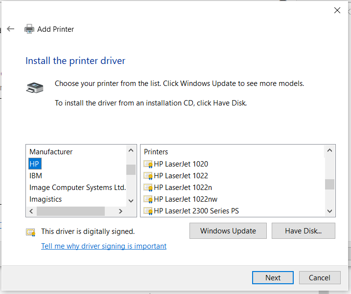 HP LaserJet 1160 Driver For Windows 10 Home 64bit Ver 1809 Not Available Anymore. Also HP's... large?v=1.png