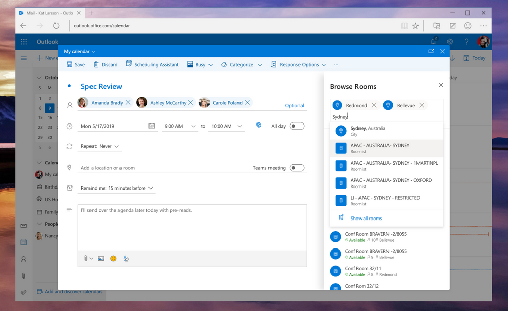 Room booking just became easier in Outlook on the web large?v=1.png