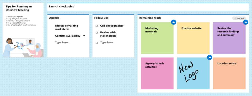 Microsoft Whiteboard Announces Preview of New Templates large?v=1.png