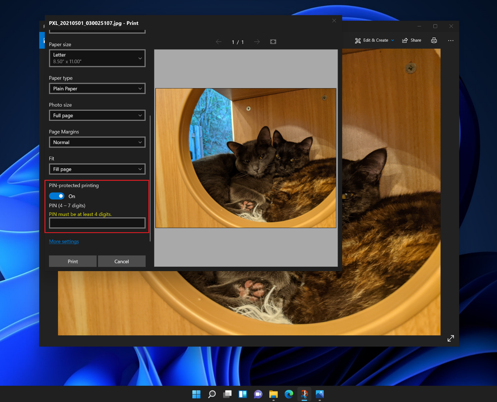 Windows 11, version 24H2 update - Universal Print is printing characters and printing out... large?v=v2&px=999.png