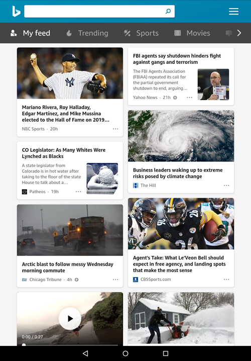 Bing redesigns homepage on Amazon Fire tablets using React + Redux largefeed.png