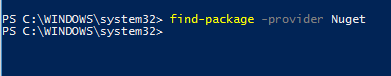Trying to install NuGet package using Powershell and getting this error lhhbk.png