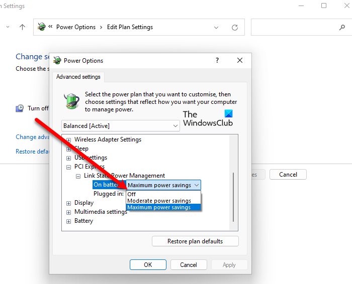 Turn Link State Power Management On or Off in Windows 11 Link-state-power-management-1.png