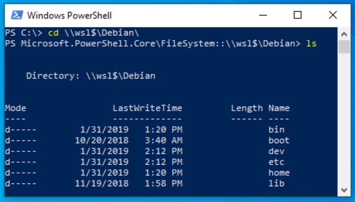 What is new for Windows Subsystem for Linux in Windows 10 version 1903 linuxfromwindowsps.png