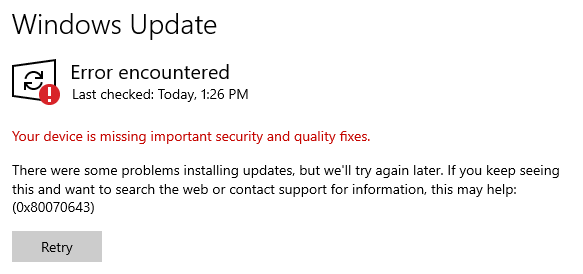 2023-05 Update for Windows 10 version 21H2 x64 based system KB5001716- Download error... lIvC4plK1xbHPqF2DlgW19cchh%2BfhX8vTwE6vYCjTPt3mkzHViTbCUn%2FNWRhaQRIq988zWVvqMRSfL4YCJhahQ9Ws%3D.png