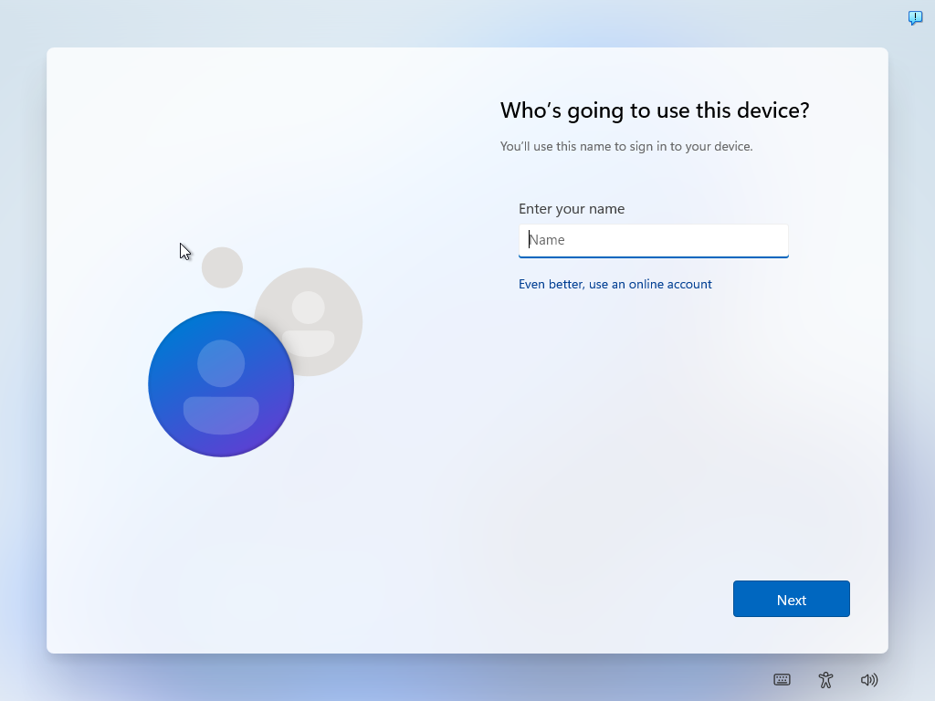 How to set up Windows 11 without a Microsoft account local-account.png