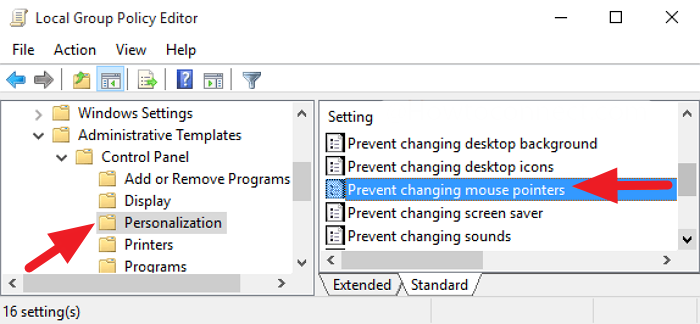 How to prevent Users from changing Mouse Pointers in Windows 10 Local-Group-Policy-Editor.png