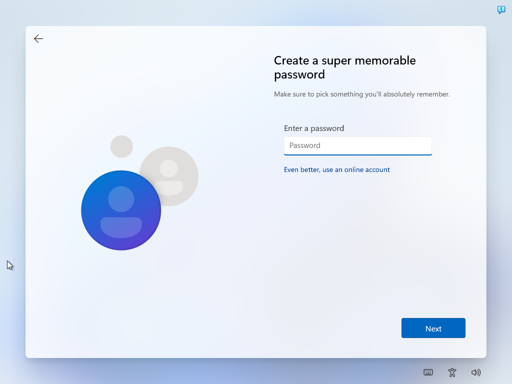 How to set up Windows 11 without a Microsoft account local-password.png