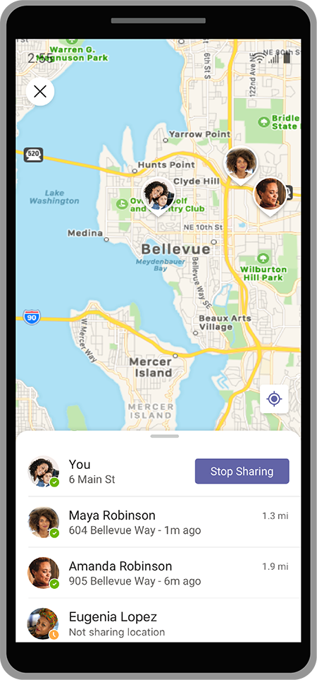 New Microsoft Teams features out in mobile preview on iOS and Android Location-Android-450.png