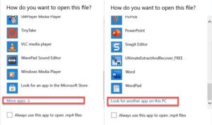 How to make VLC the default media player in Windows 10 Look-for-another-app-on-this-PC-VLC-300x178.jpg
