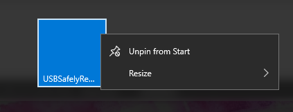 Unable to unpin a blank tile from Windows 10 Start Menu lQYRXTL.png