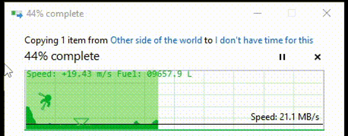 Windows 11 2022 Update: performance issue when Copying large files lunar-lander-copy.png