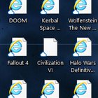 Windows 10 Desktop icons suddenly became like this, how can I undo it? I tried restarting... lvYJ6FC0T_q1pr3-Jt69W1be2bvmleH1JLxLL3voIEY.jpg
